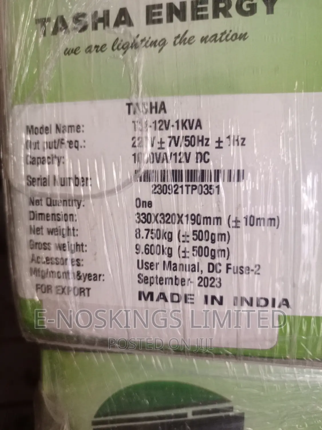 1kva Tasha Energy Inverter