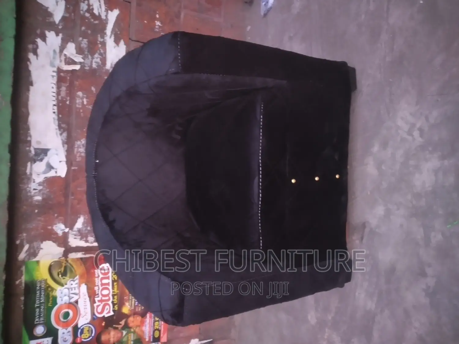 Quality Single Seater Ulphostery Padded Sofa Fabric Chair