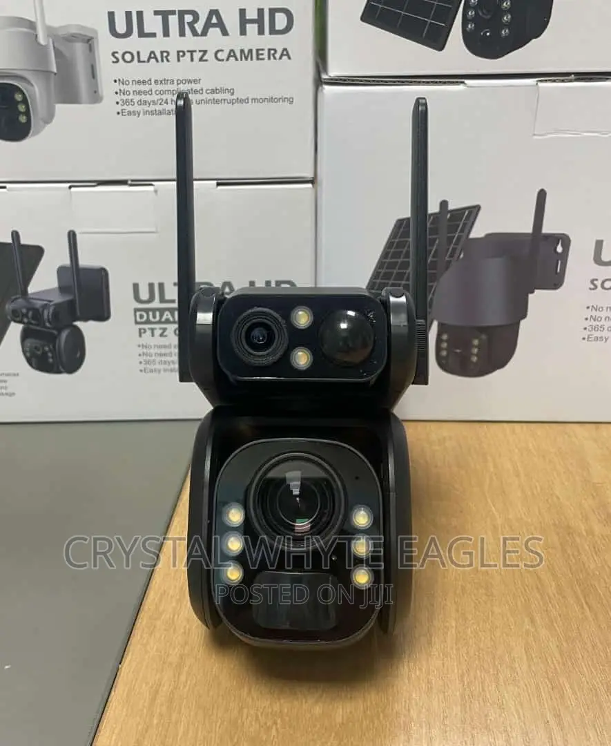 Dual Lens 10x Zoom 4g Solar PTZ Camera With Auto Tracking