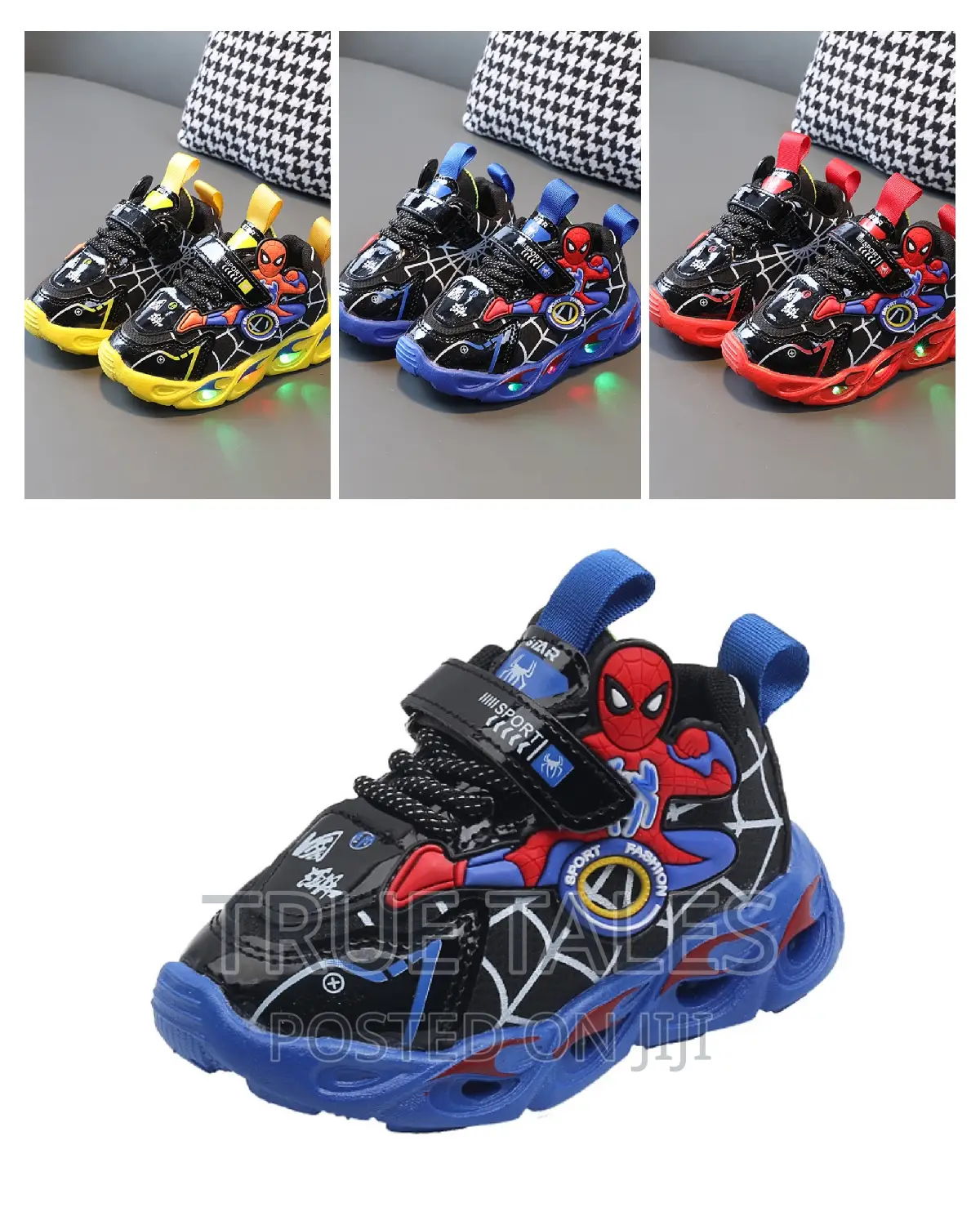 Quality Spider Man Sneakers With Led Lights