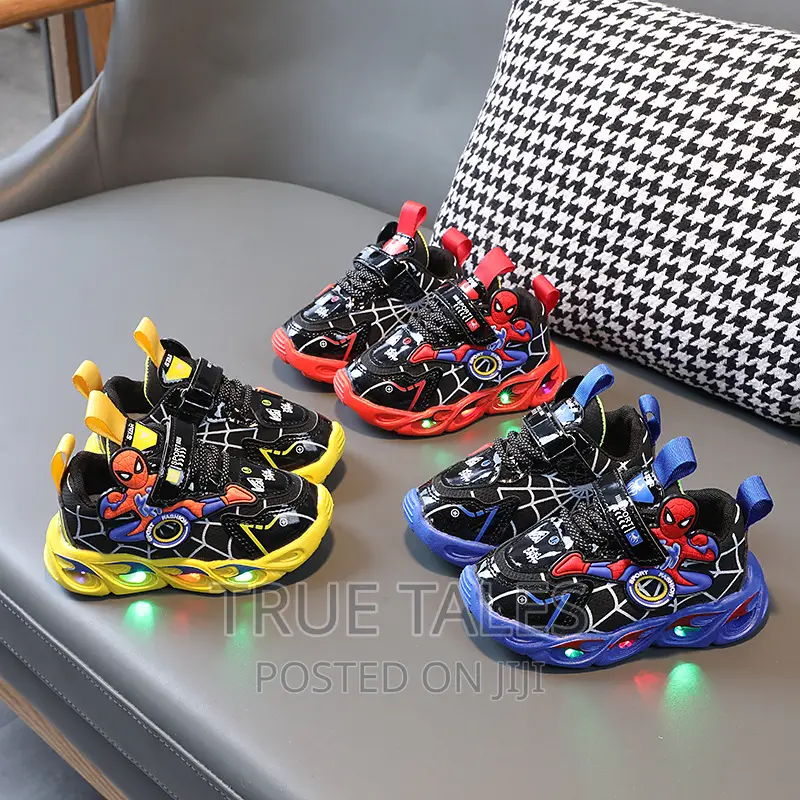 Quality Spider Man Sneakers With Led Lights