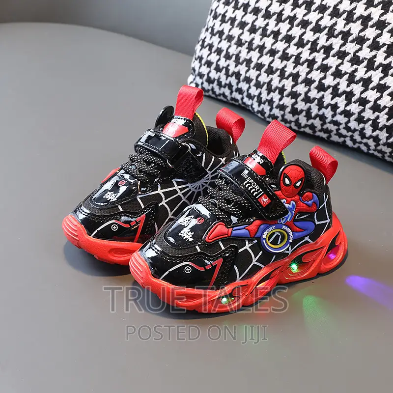 Quality Spider Man Sneakers With Led Lights