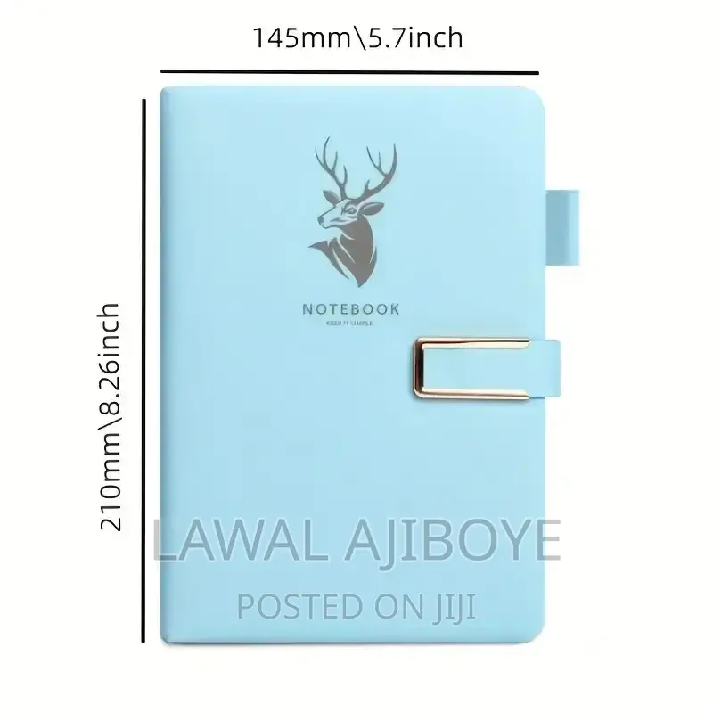 160 Pages of Premium Quality Paper A5 Minimalist Cover Noteb