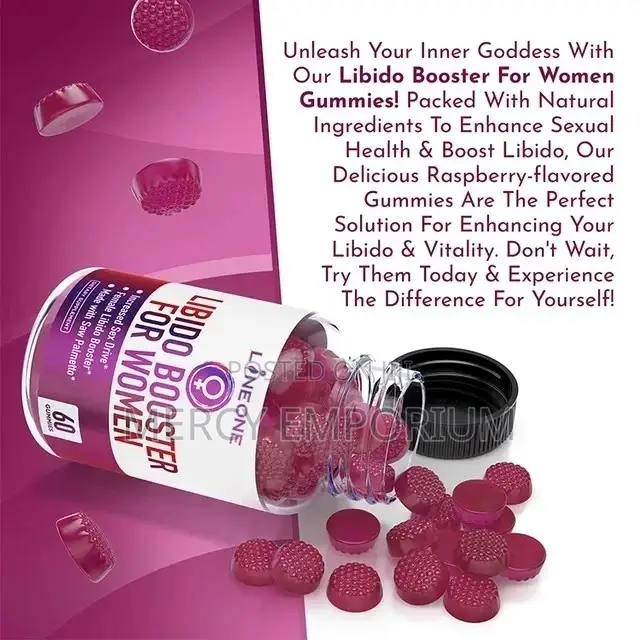 Women Libido Booster. Sugar-Free Gummies for Better Sex Life