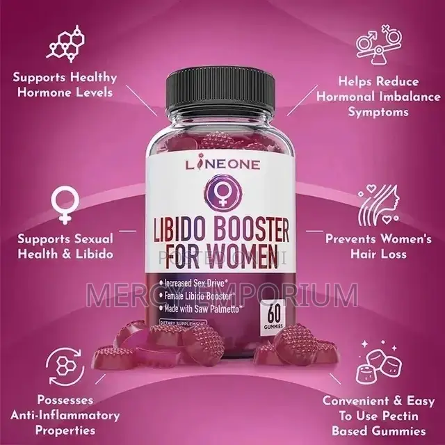Women Libido Booster. Sugar-Free Gummies for Better Sex Life