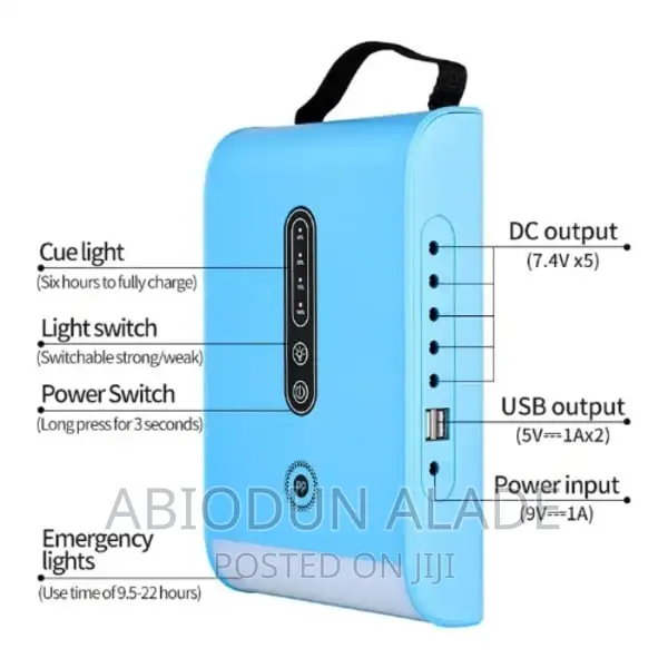 System Power Storage Solar Light Kits Dp-7716 - 12000mah