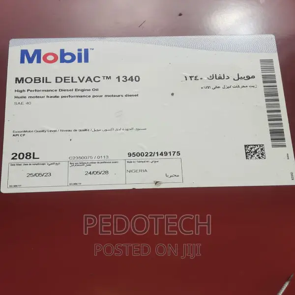 Mobil Delvac 1340 Sae 40 Diesel Engine Oil