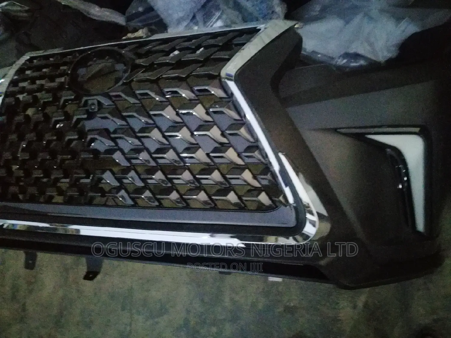 Complete Front Bumper Prado Lexus Face 2018 Model