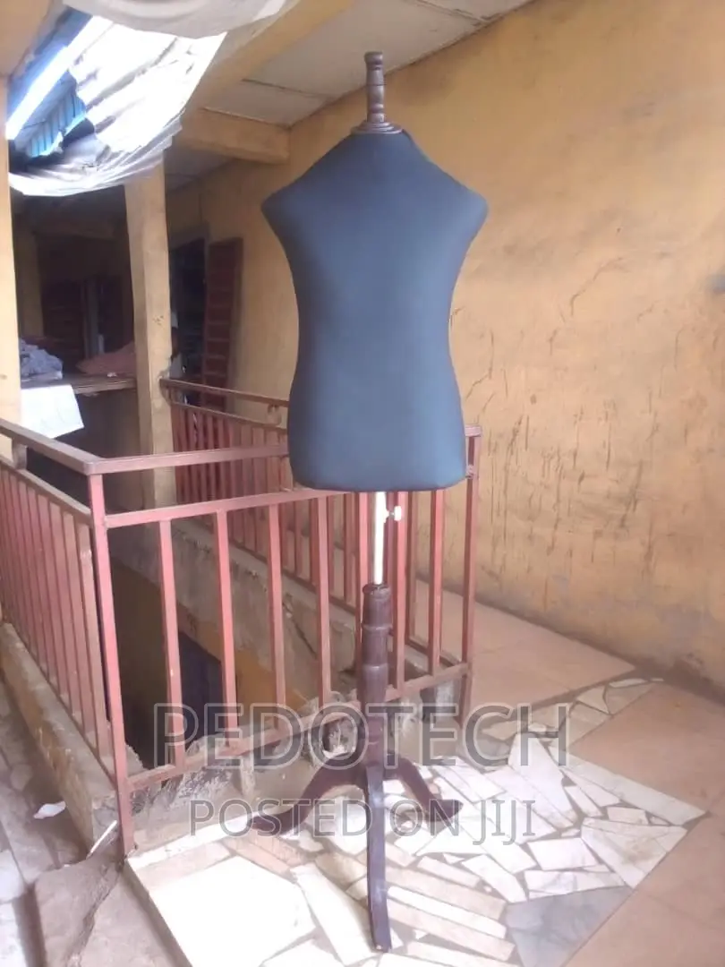Male Half Body Padded Dressform Mannequin With Tripod Stand