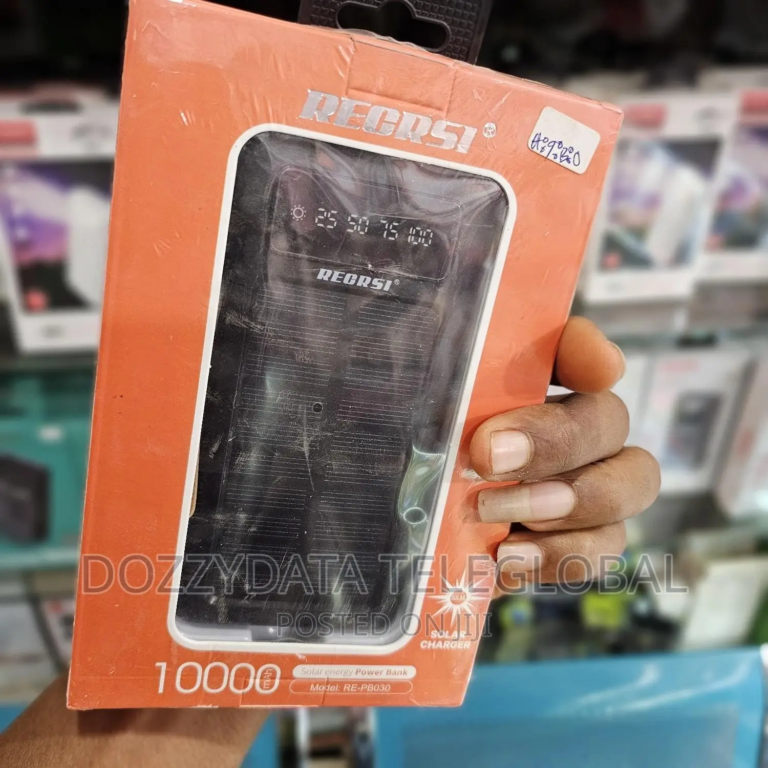 Recrsi 10000mah Solar Energy Powerbank