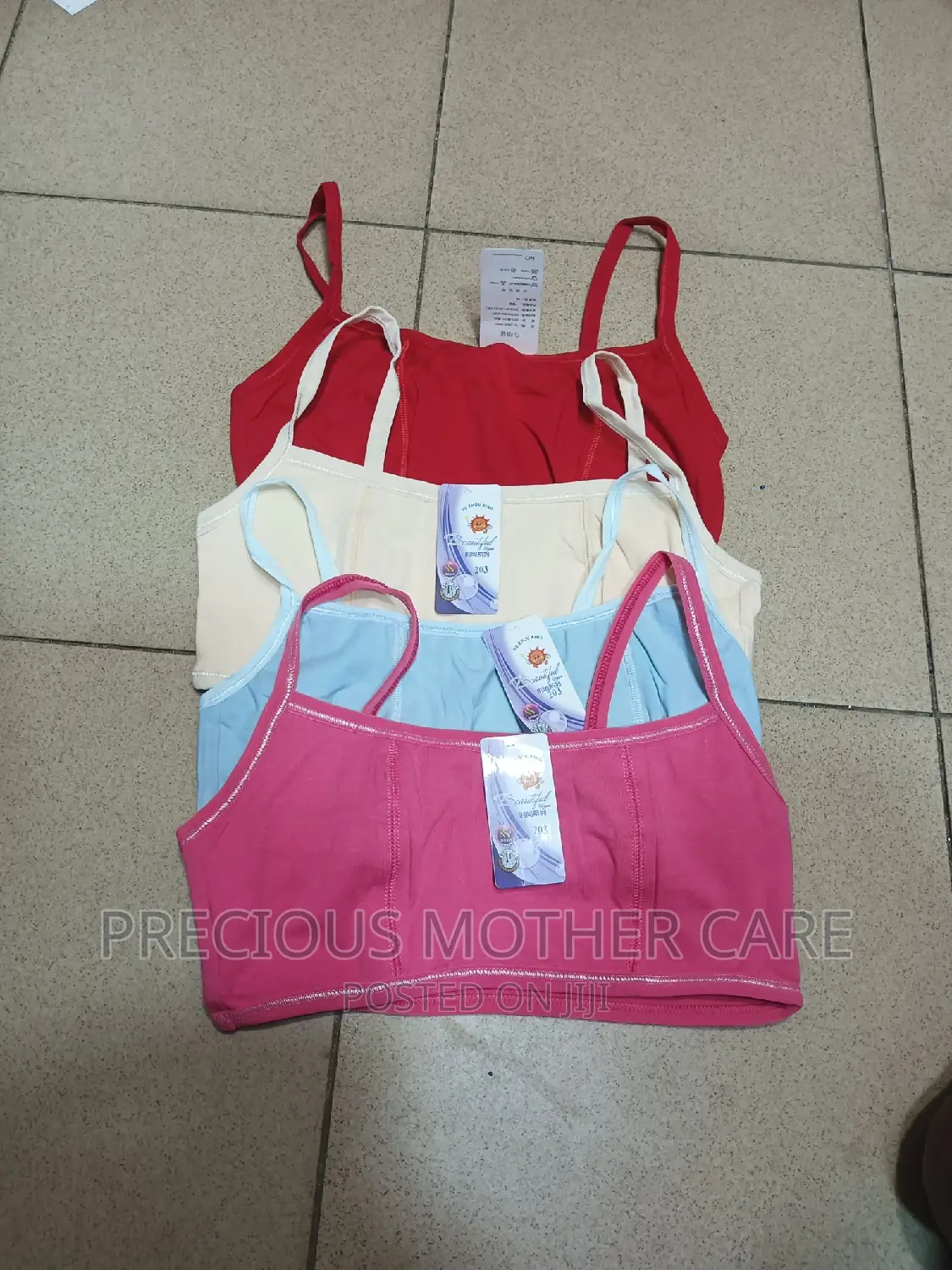 Cotton Children and Teenagers Crop Top 4pics