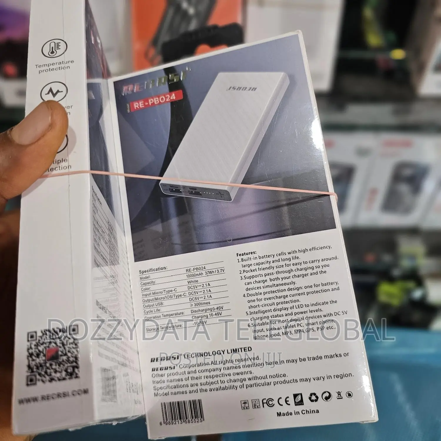 Recrsi 10000mah Powerbank (Re-Pb024)