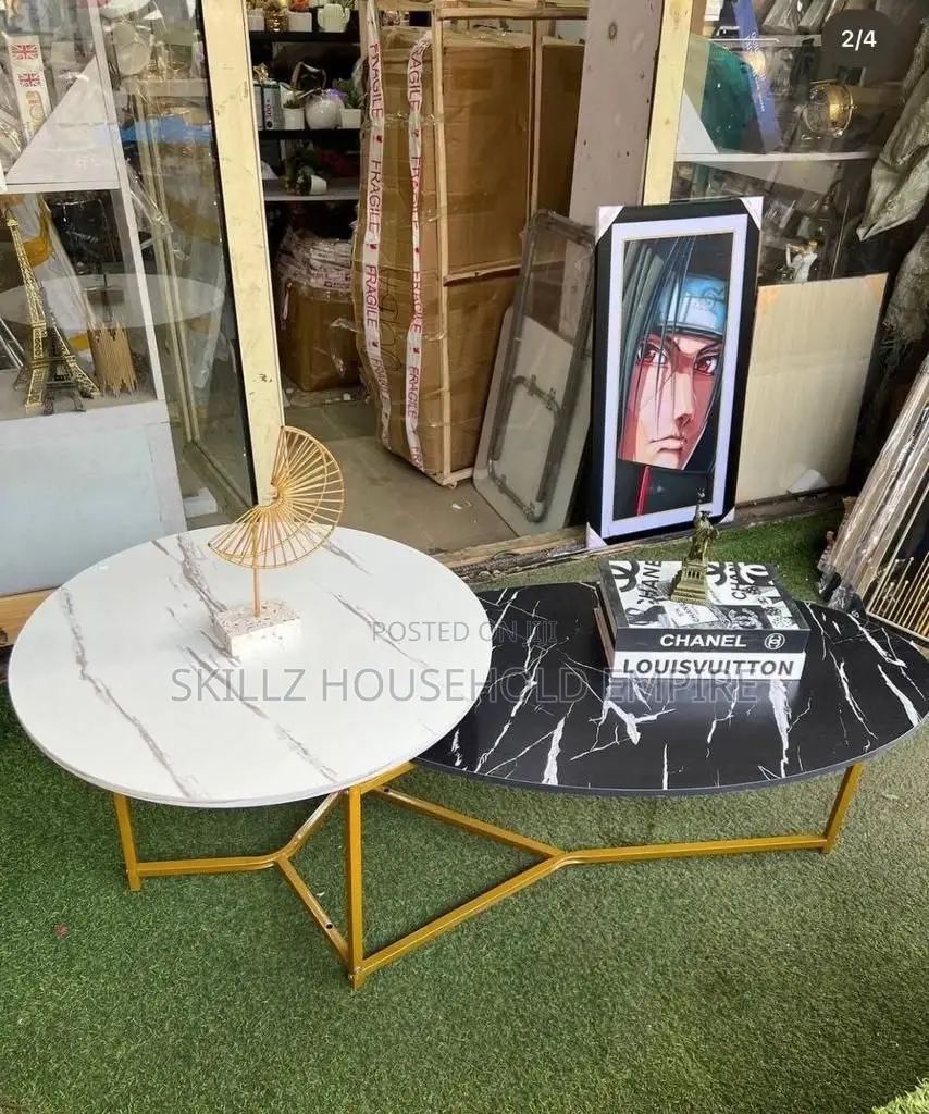 Faux Marble Center Table