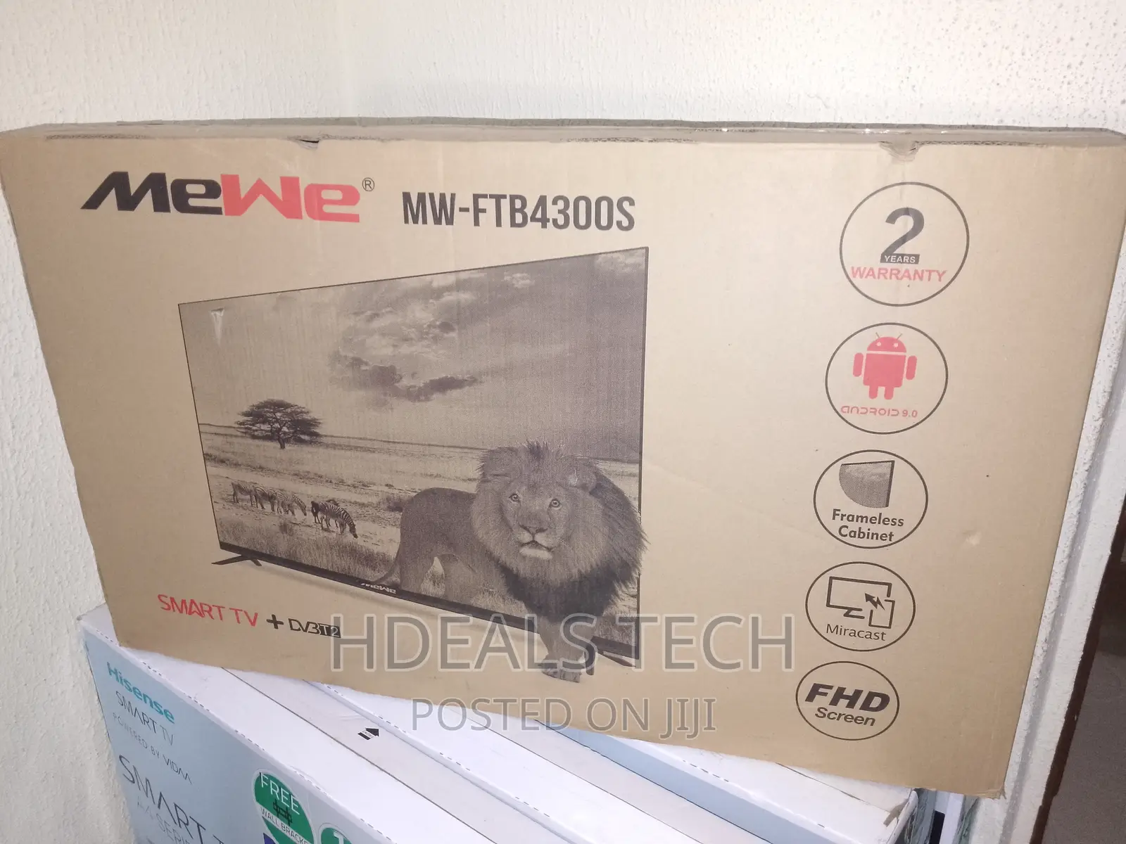 Brand New Mewe Mw-Ftb4300s 43 Inches Smart Tv