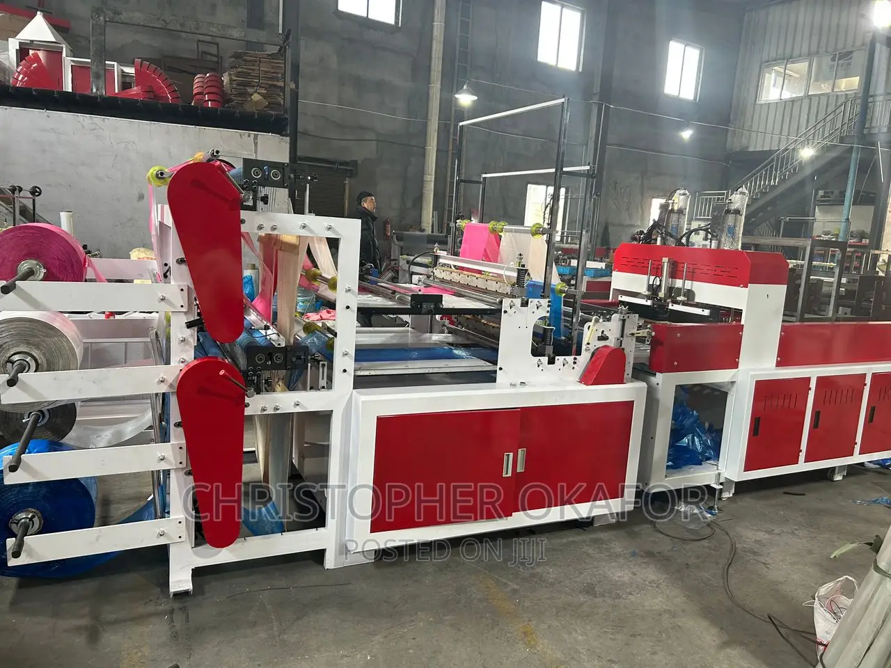 Nylon Sealing, Cutting and Punching Machine
