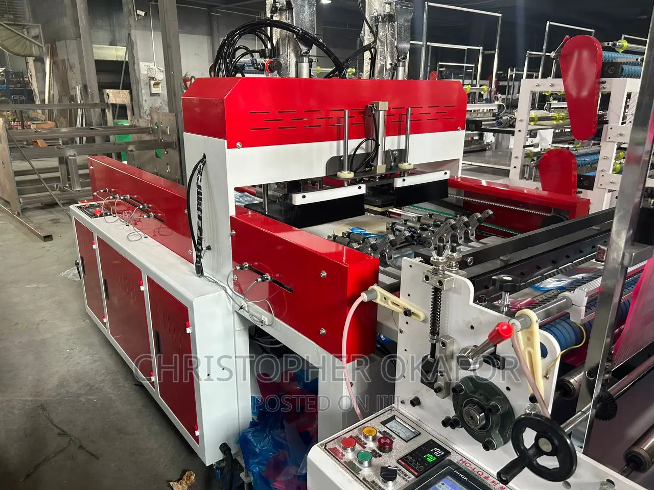 Cutting, Sealing and Punching Machine