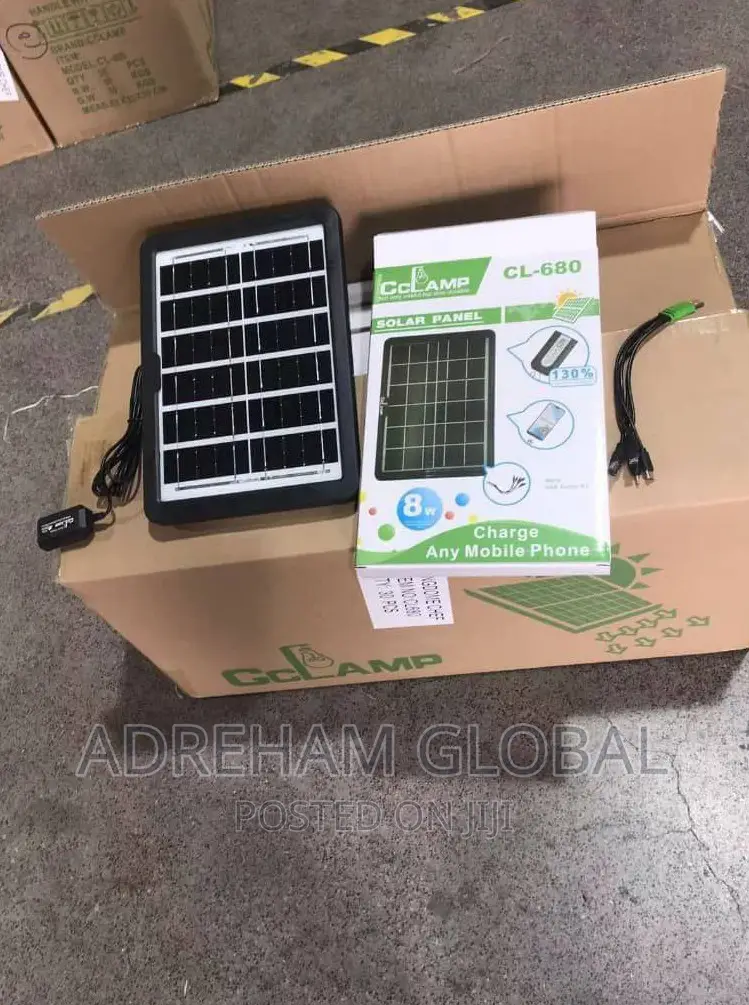 Solar Phone Charger With Usb Cords