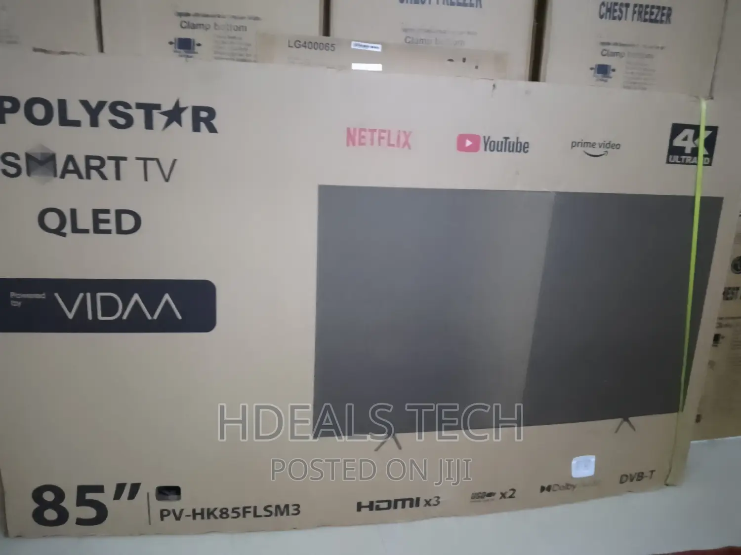 Polystar 85" Smart QLED TV With 3HDMI