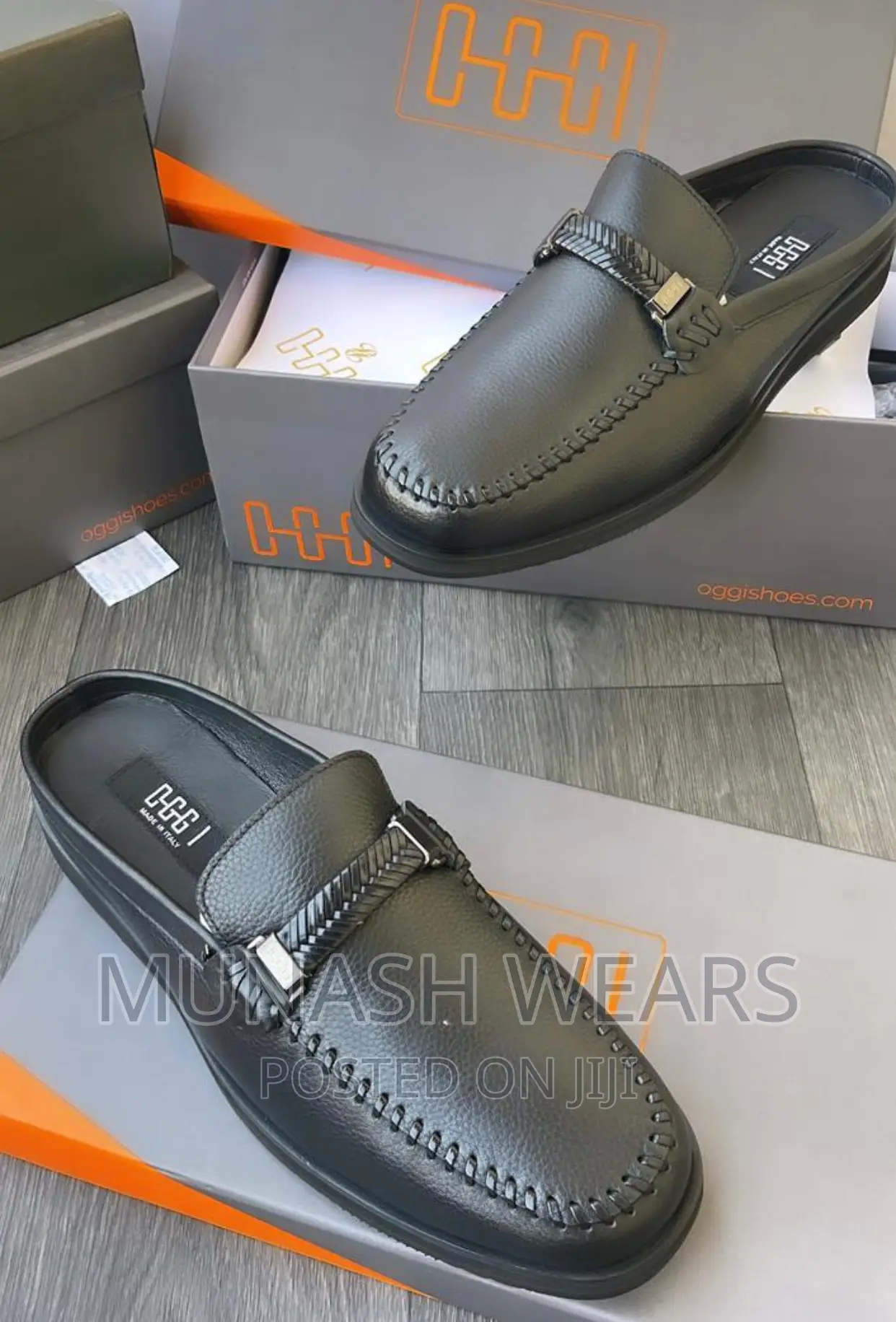 Luxury Original Leather Oggi Half Shoe