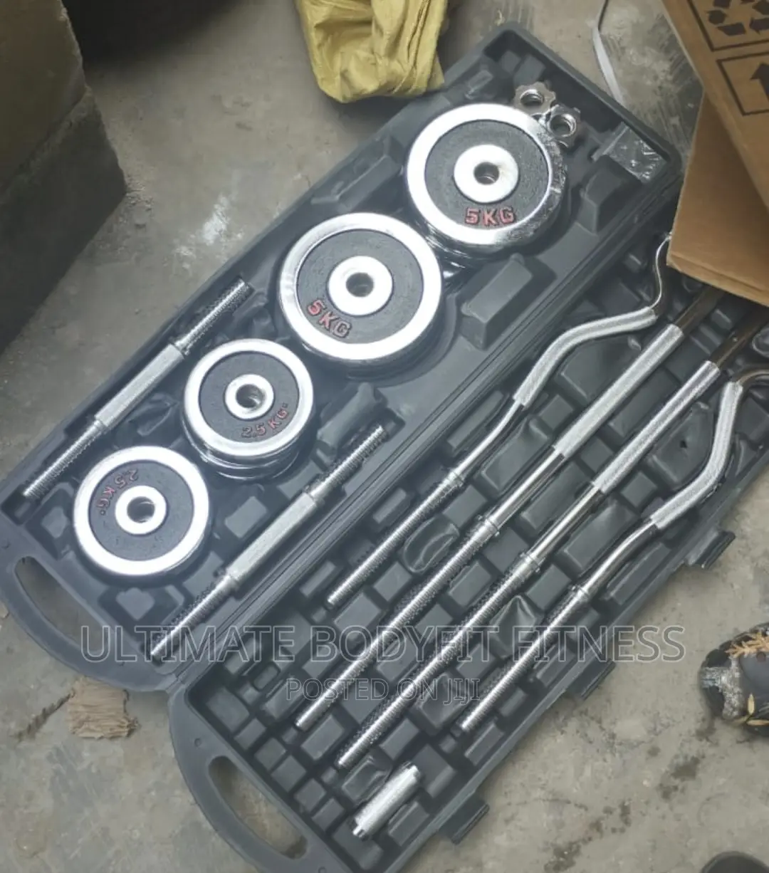 Brand New 55kg Adjustable Box Dumbbell