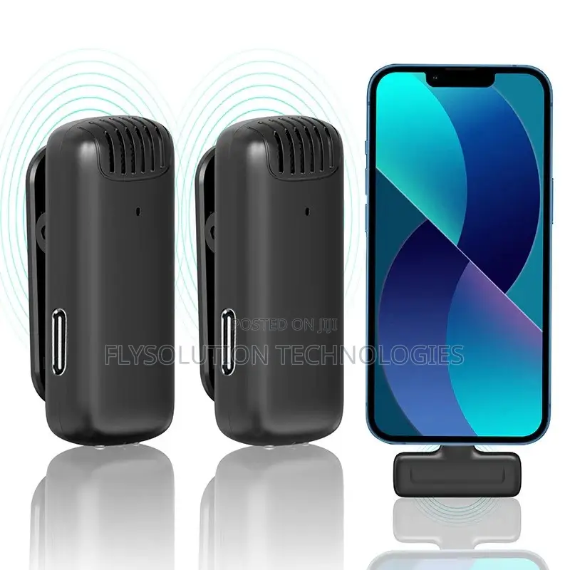 Wireless Mic J12 Microphone for iPhone Noise Reduction