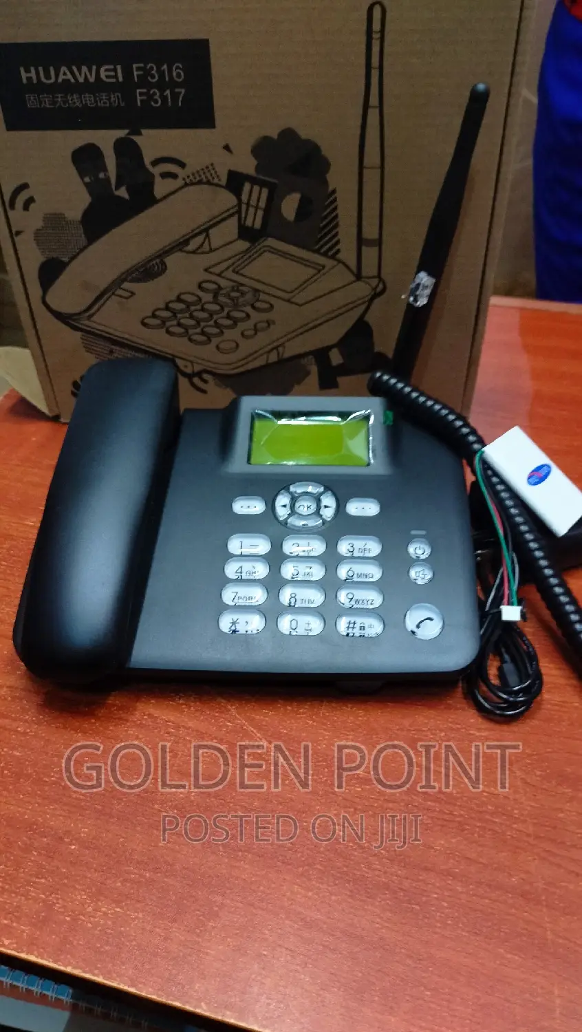 Huawei F316 Land-Line Table Phone With 3g/4g GSM Sim Slot