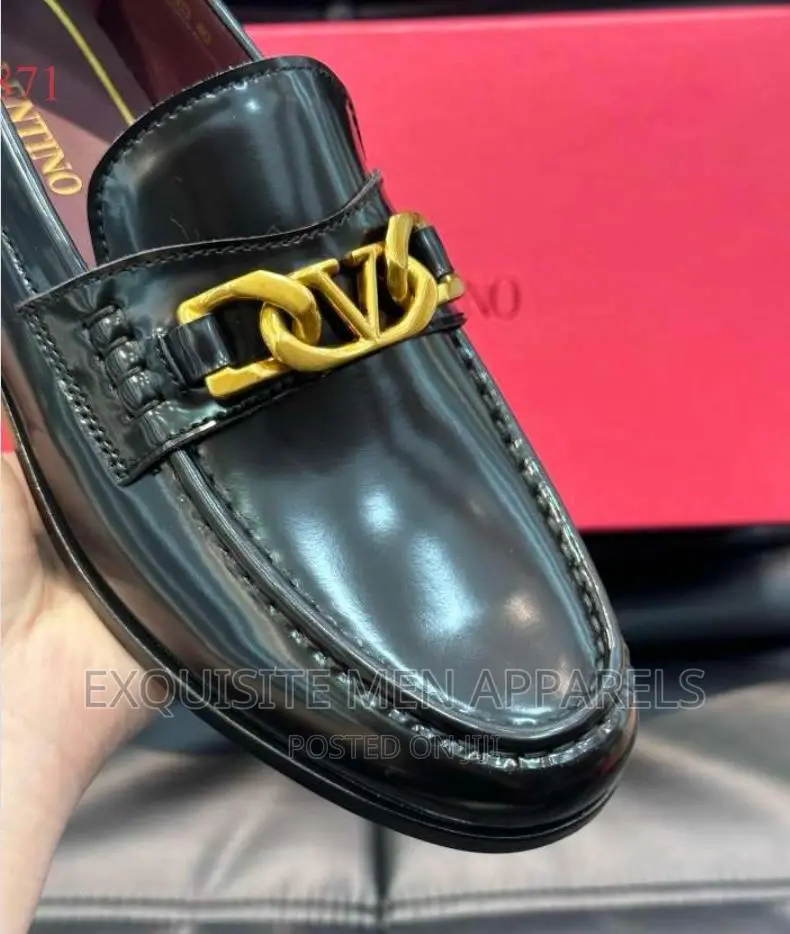 Quality Italian Valentino Loafers Men's Shoes