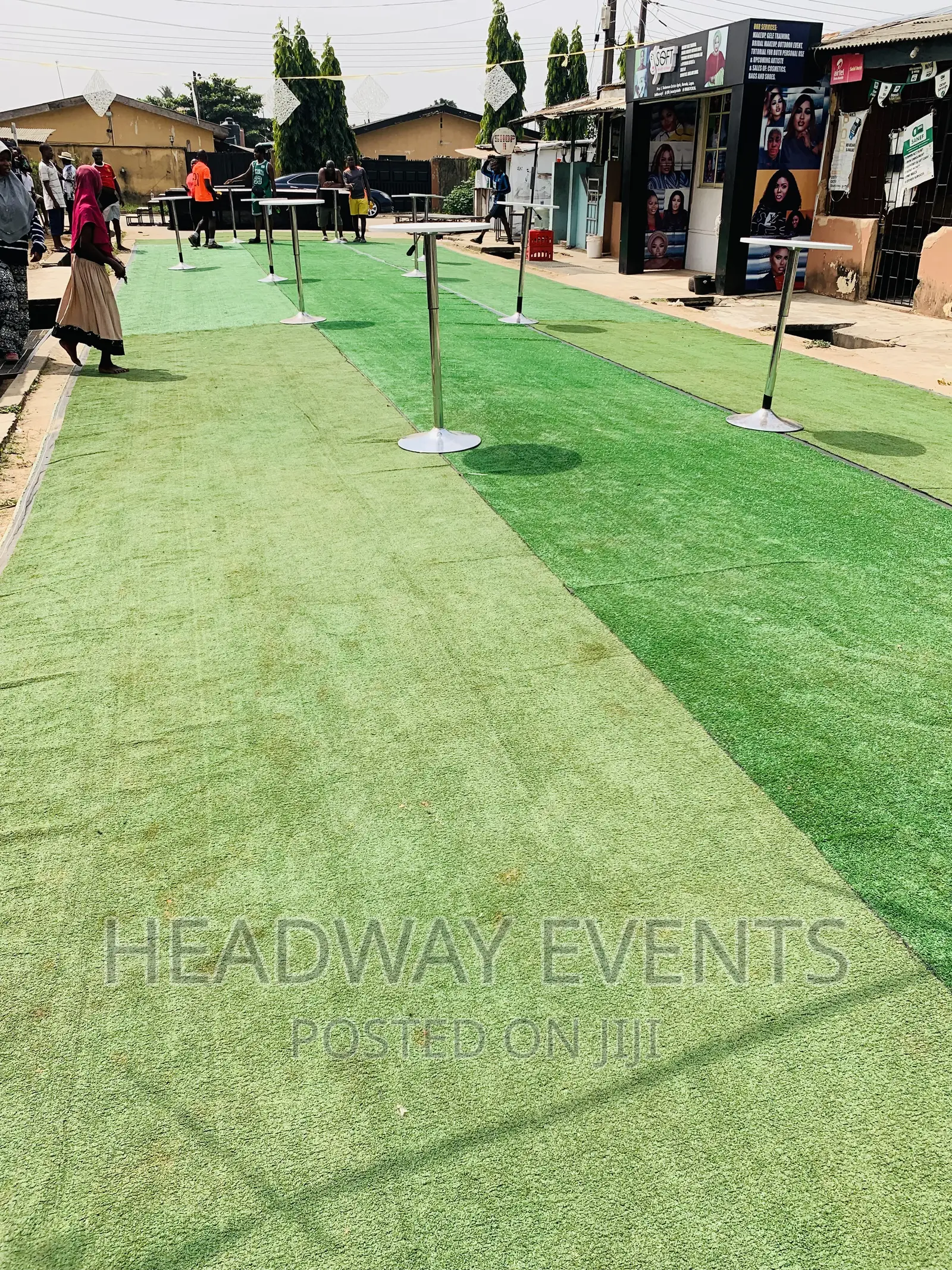 Astroturf Grass Available for Event Flooring