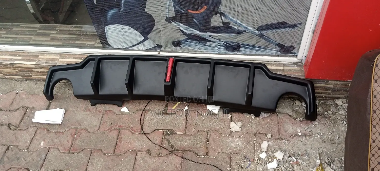 Back Bumper Abs Spoiler With Led Light