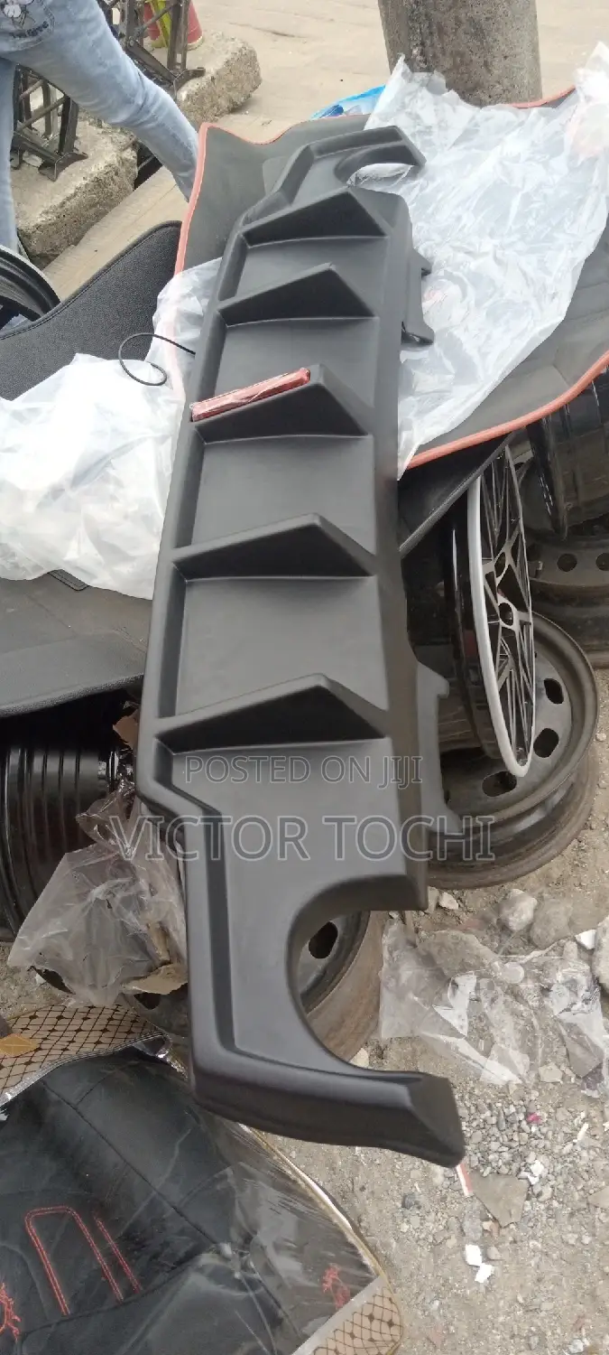 Back Bumper Abs Spoiler With Led Light