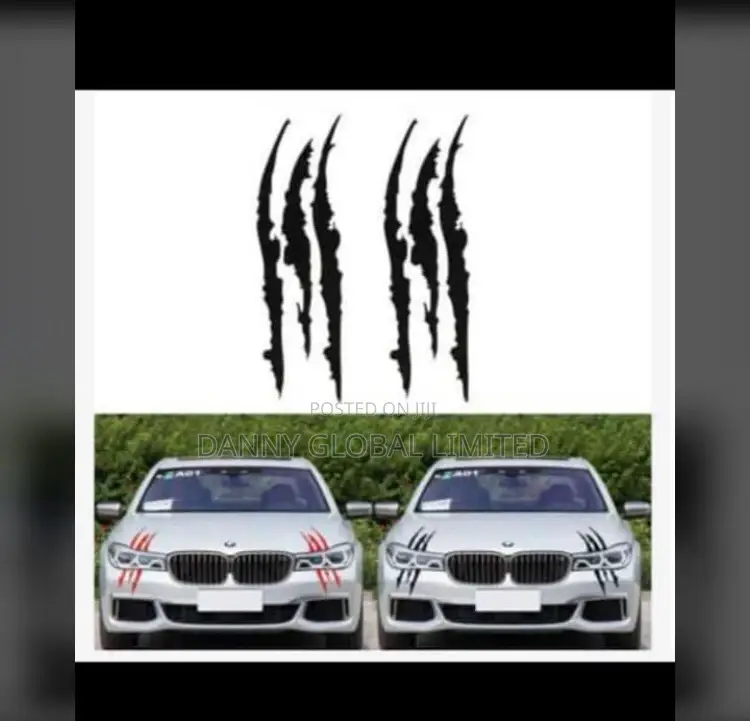 Universal Headlight Monster Sticker
