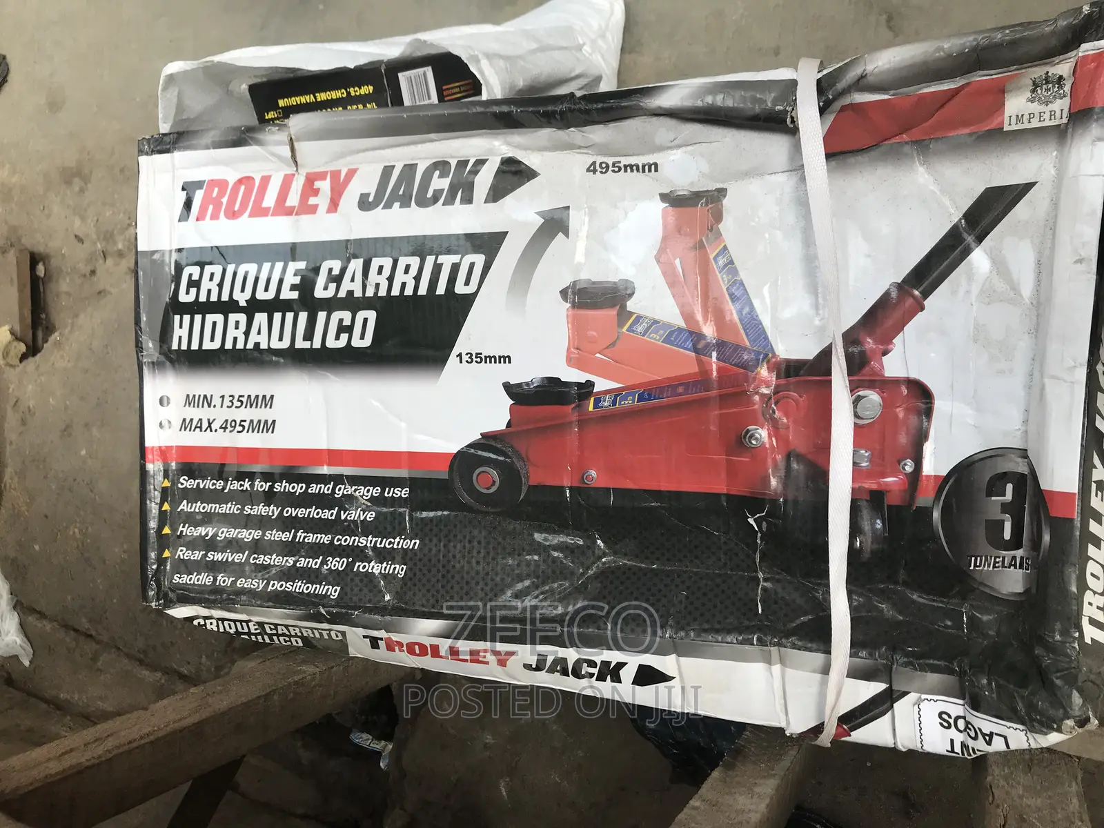 3 Ton Heavy Duty Hydraulic Trolley Jack