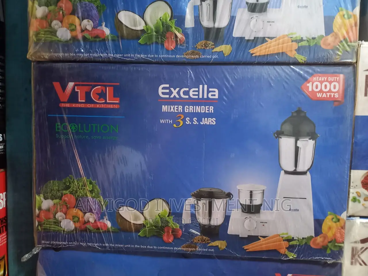 VTCL Mixer Grinder 1000watts