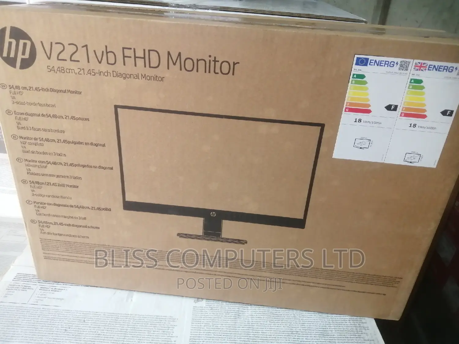 Hp 22 Inches FHD Monitor