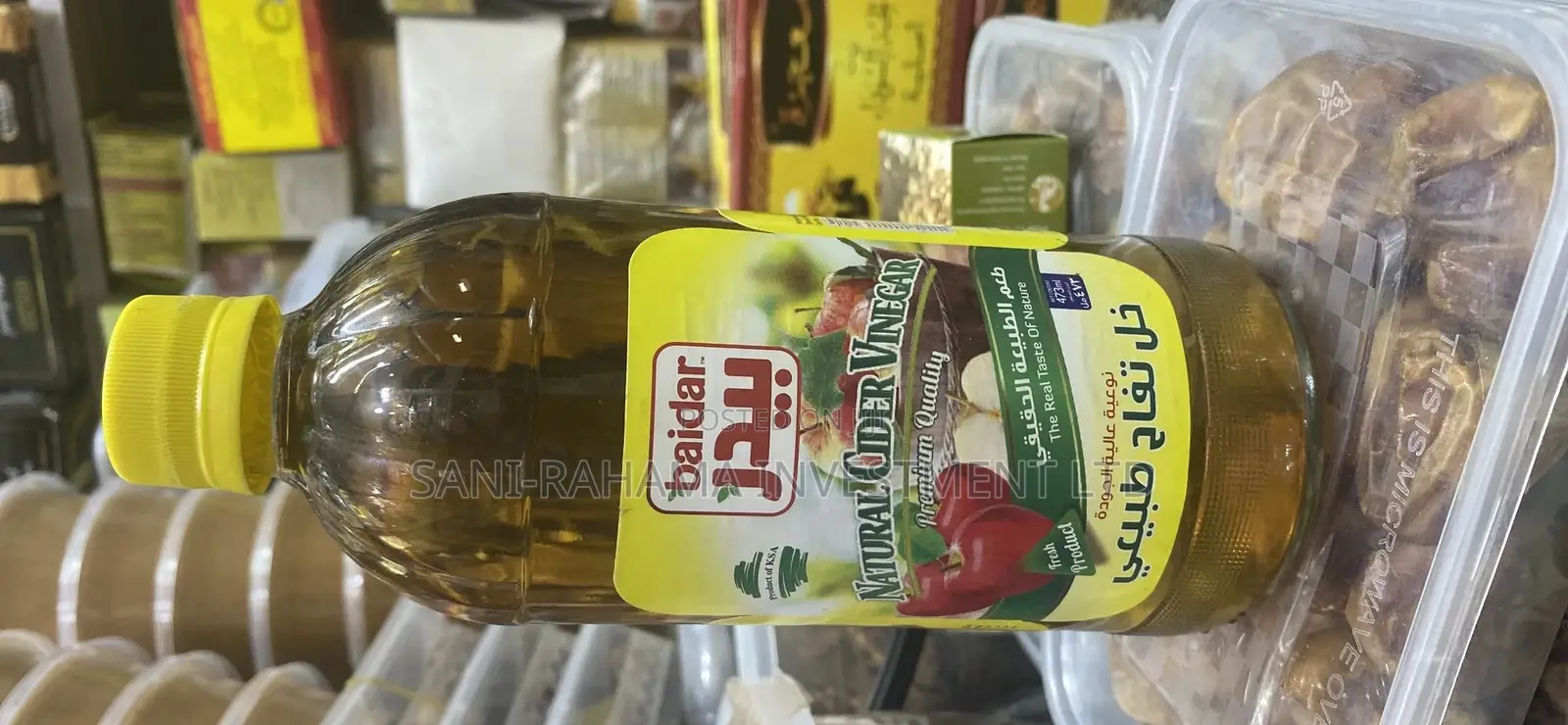 Natural Cider Vinegar ( Apple Cider ).