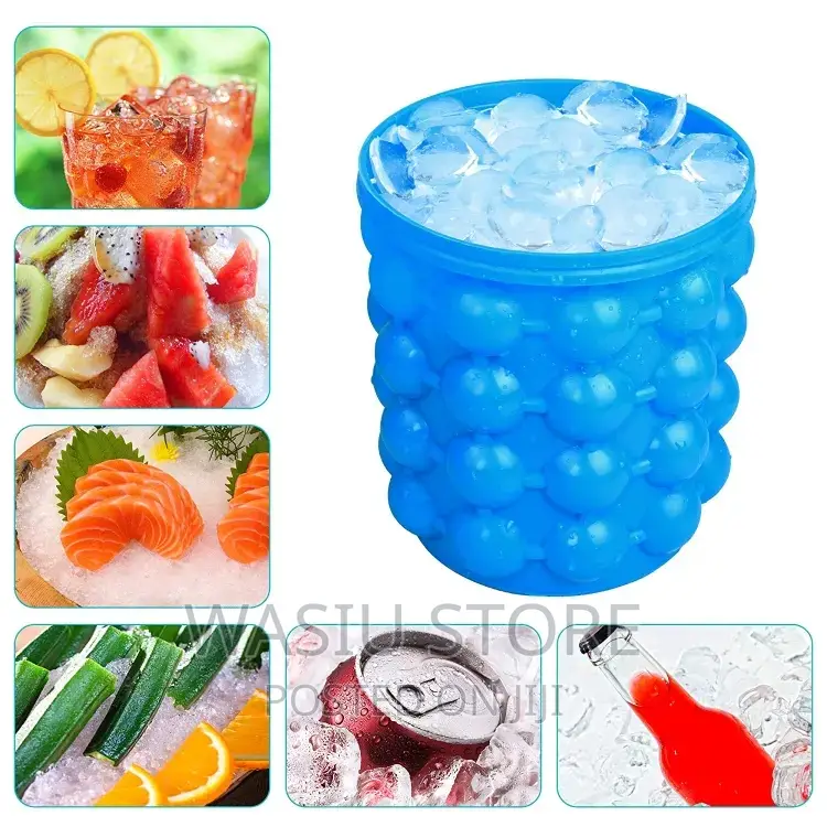 Silicone Ice Cube Bucket/Ice Genie
