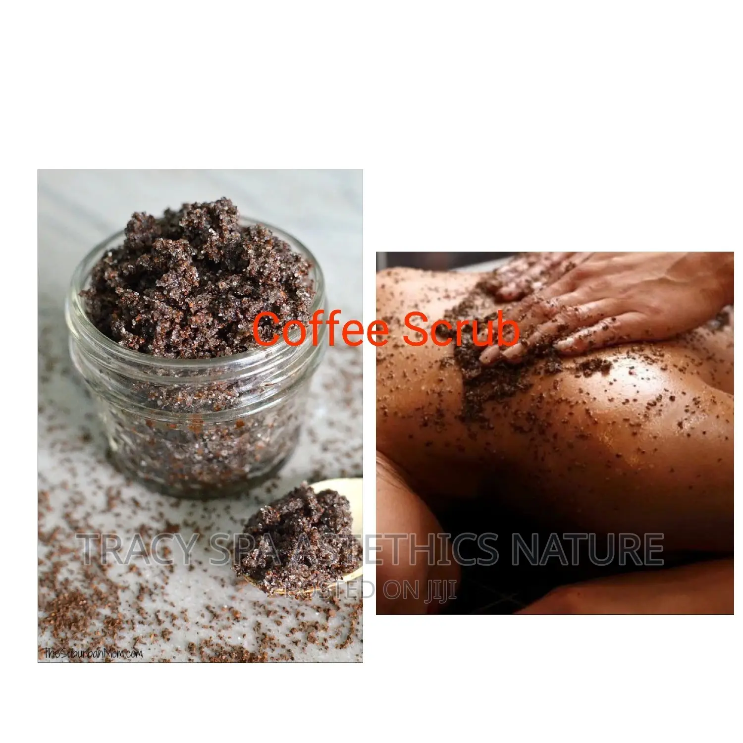 Coffee Scrub for Skin Radiance, Cellulite and Stretch Marks