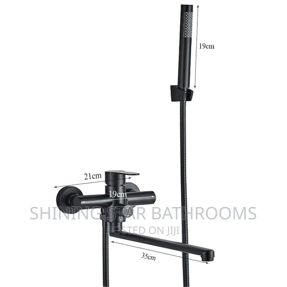 Black Wall Mixer