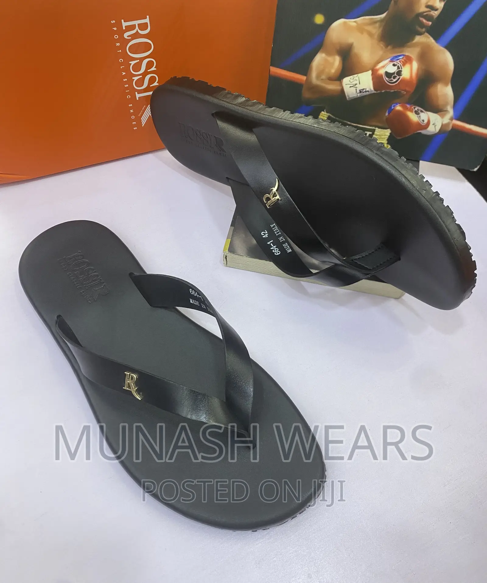 Italian Leather Rossi Slippers