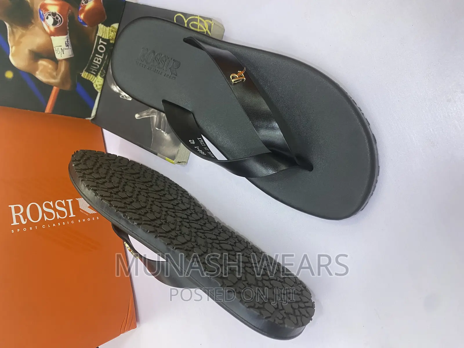 Italian Leather Rossi Slippers