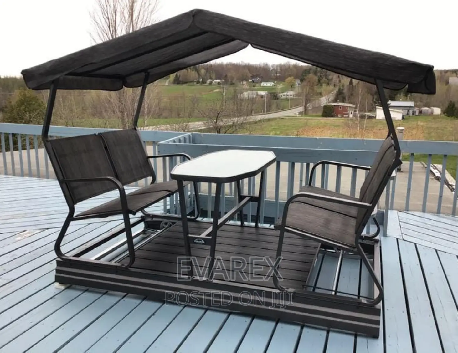 Exotic Canopy Tent Swing Chair, 4 Seater Dinning Set