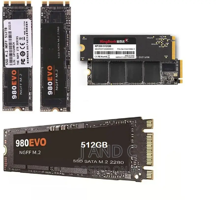 M2 SSD Drive 1or 2 Cut 512gb