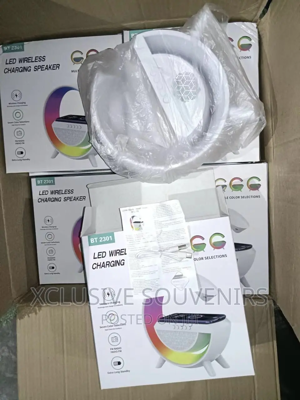 Led Wireless Charging Speaker