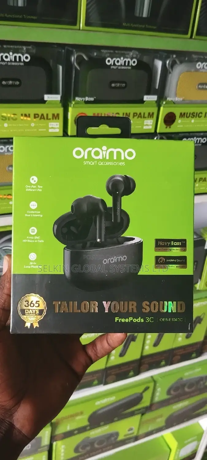 Oraimo Bluetooth Earbuds Freepod3 3c