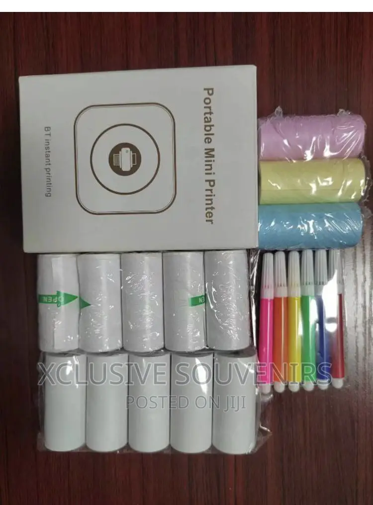 Portable Wireless Bluetooth Printer for Smartphones