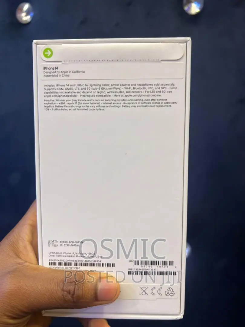 New Apple iPhone 14 128 GB Purple