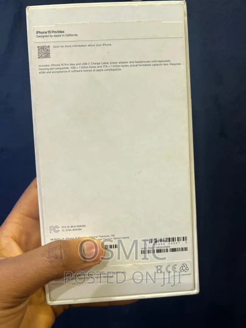 New Apple iPhone 15 Pro Max 1 TB Black