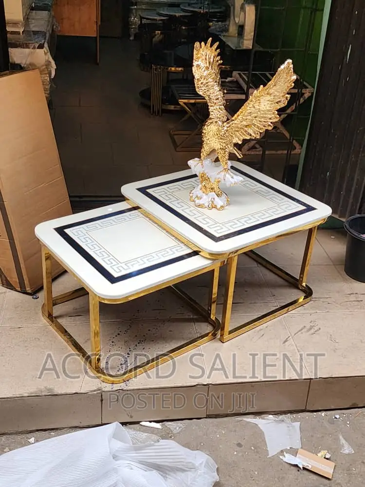 2 in 1 Marble Center Table
