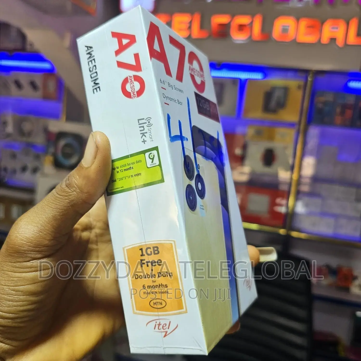 New Itel A70 256 GB
