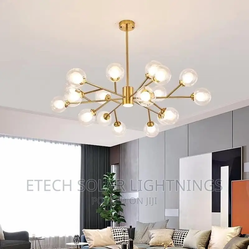 New Luxury Nordic Sitting Room Chandelier Light